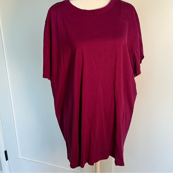 lululemon athletica Tops - Lululemon All yours T-shirt oversized purple size XL soft casual streetwear